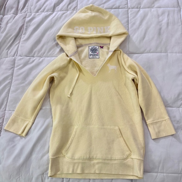 VS PINK 2008 Yellow Apple Hoodie – Size M – Y2K Era - Picture 2 of 3